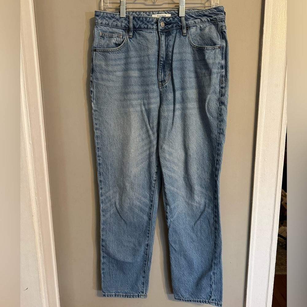 PacSun Light Blue Mom Jean Denim Jeans - Picture 1 of 6